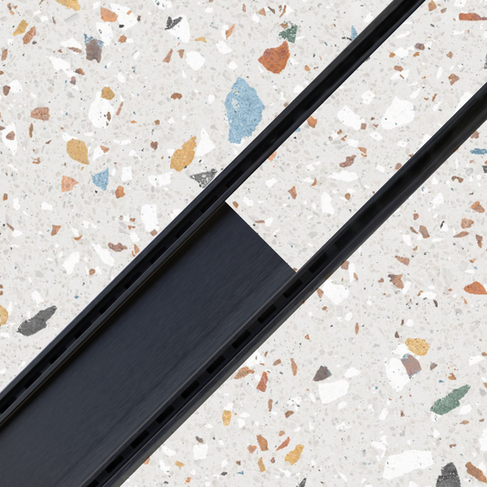 LINiAIR 26mm Integrated Tile Insert Drain in Satin Black