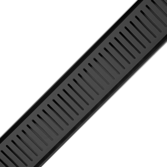 LINiAIR 14mm Line Grate Drain Satin Black