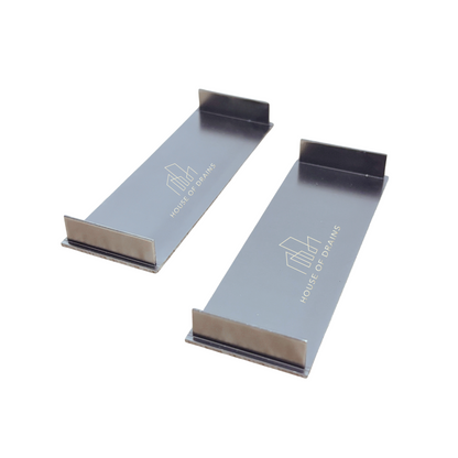 LINiAIR 35mm Satin Siver End Caps (per pair)