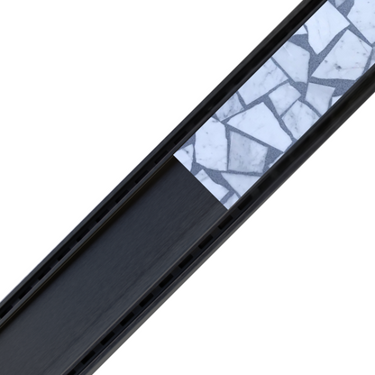 LINiAIR 35mm Integrated Tile Insert Drain in Satin Black