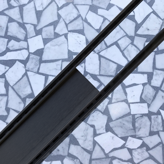 LINiAIR 35mm Integrated Tile Insert Drain in Satin Black