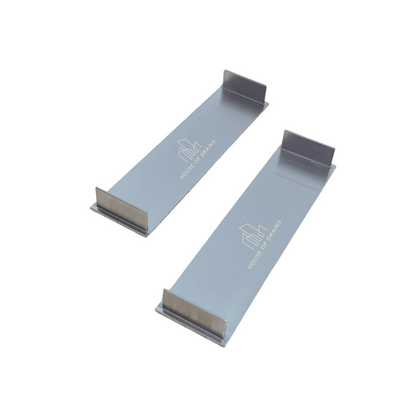 LINiAIR 26mm Satin Siver End Caps (per pair)