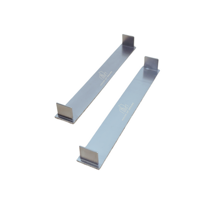 LINiAIR 14mm Satin Siver End Caps (per pair)