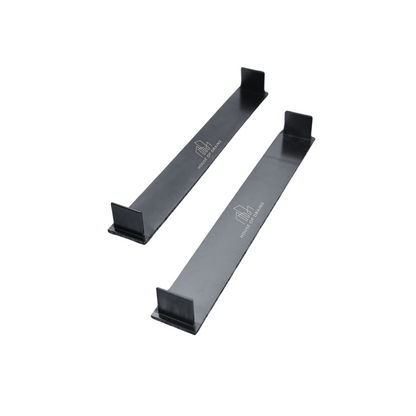 LINiAIR 14mm Satin Black End Caps (per pair)