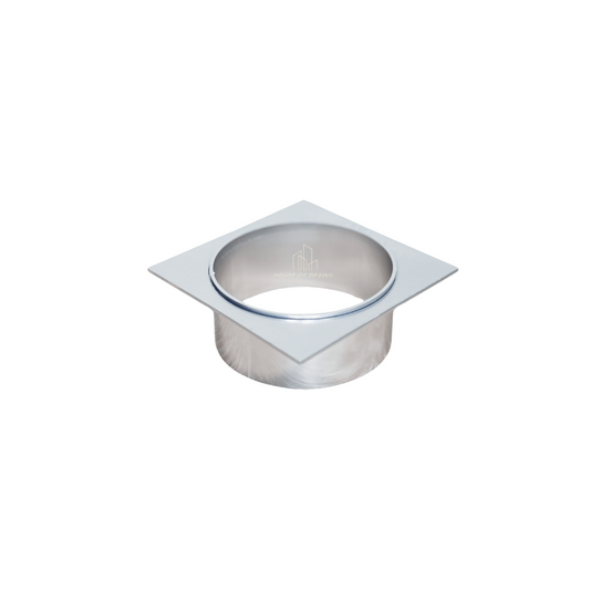 LINiAIR 80mm Waste Outlet Satin Silver