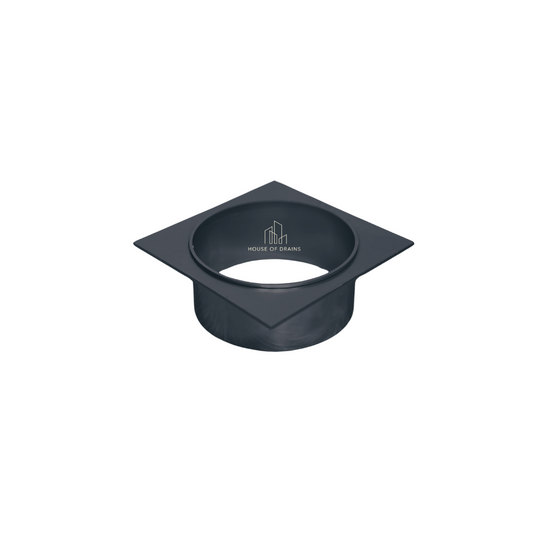 LINiAIR 80mm Waste Outlet Satin Black