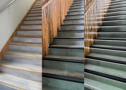 On The Edge LED Stair Treads - Inset with 22mm Tile