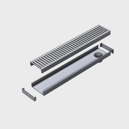 LINiAIR 26mm Satin Black End Caps (per pair)